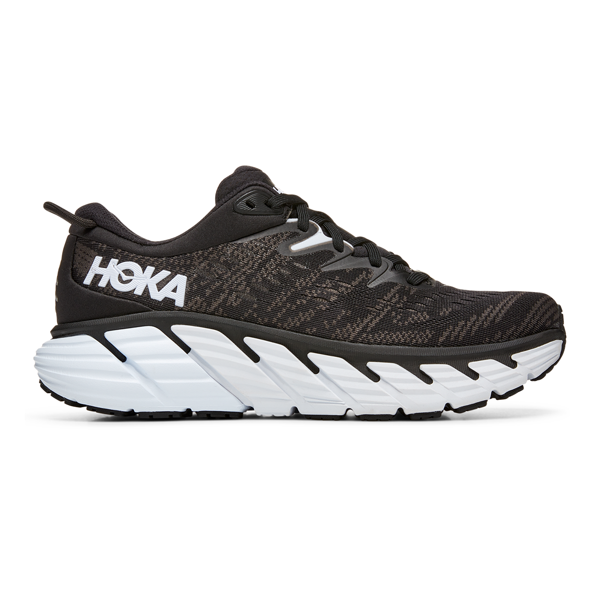 Women's Hoka One One Gaviota 4, Black/White, 10.5 B Medium
