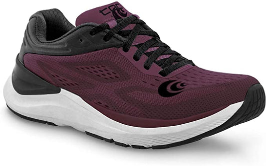Women's Topo Athletic Ultrafly 3, Wine/Black, 7.5 B Medium