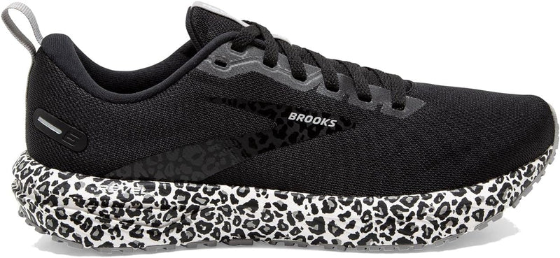 Women's Brooks Revel 6, White/Black/Alloy, 11.5 B Medium