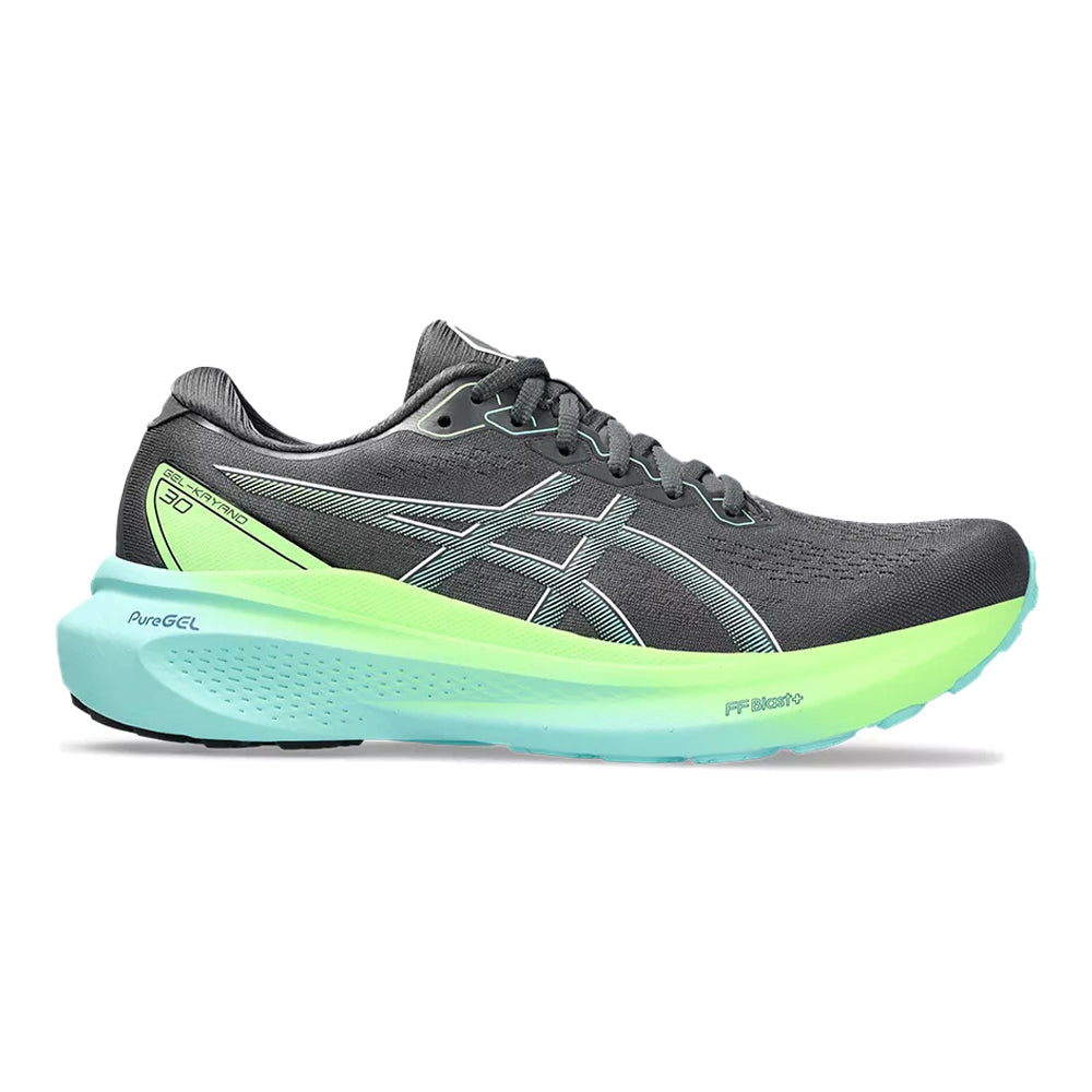 Men's Asics GEL-Kayano 30, Carrier Grey/Illuminate Mint, 10.5 D Medium