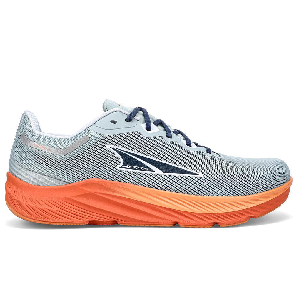 Men's Altra Rivera 3, Blue/Orange, 9.5 D Medium
