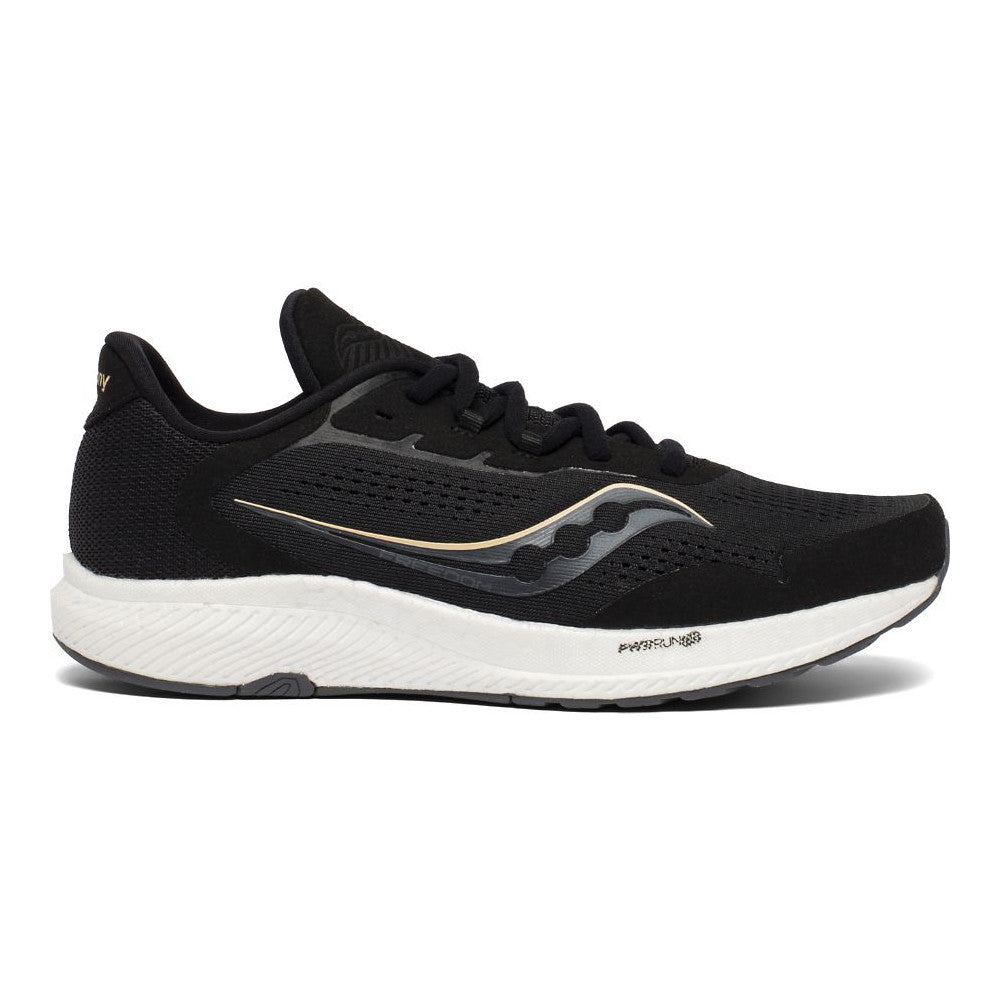 Women's Saucony Freedom 4, Black/Sunset, 10.5 B Medium