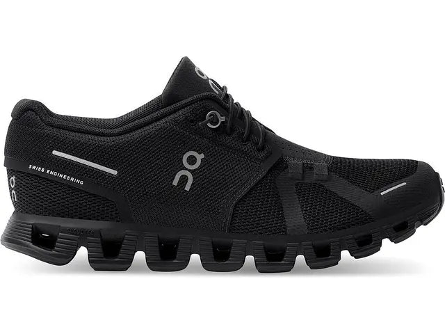 Women's On Cloud 5, All Black, 8 B Medium