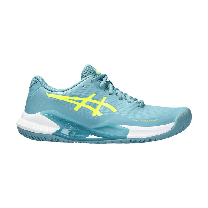 Women's Asics Gel-Challenger 14, Gris Blue/Safety Yellow, 8.5 B Medium