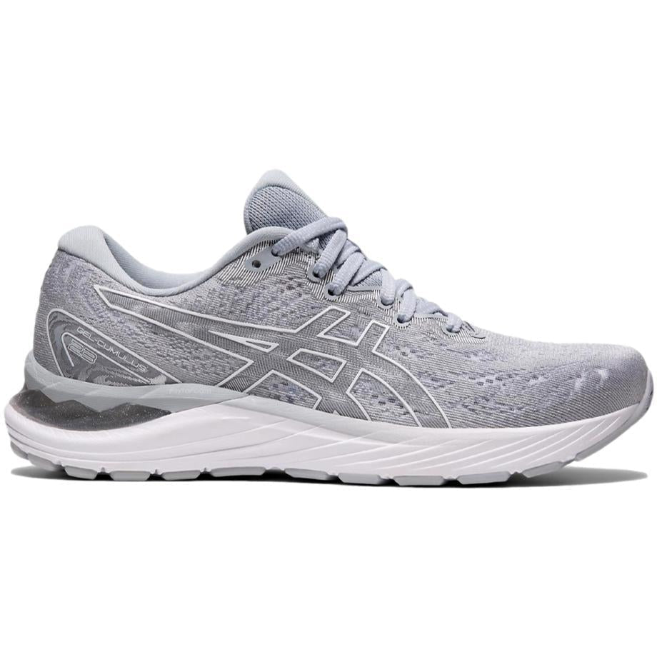 Women's Asics GEL-Cumulus 23, Piedmont Grey/White, 10 B Medium