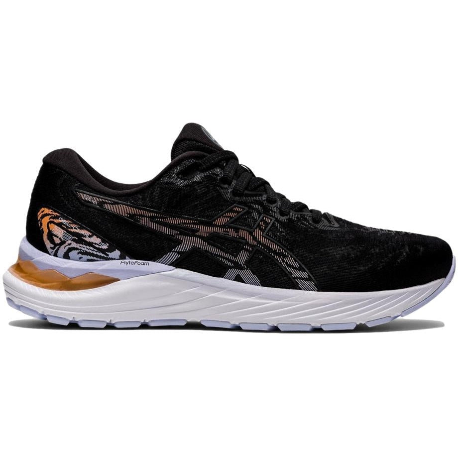 Women's Asics Gel-Cumulus 23, Black/Sun Peach, 6.5 B Medium