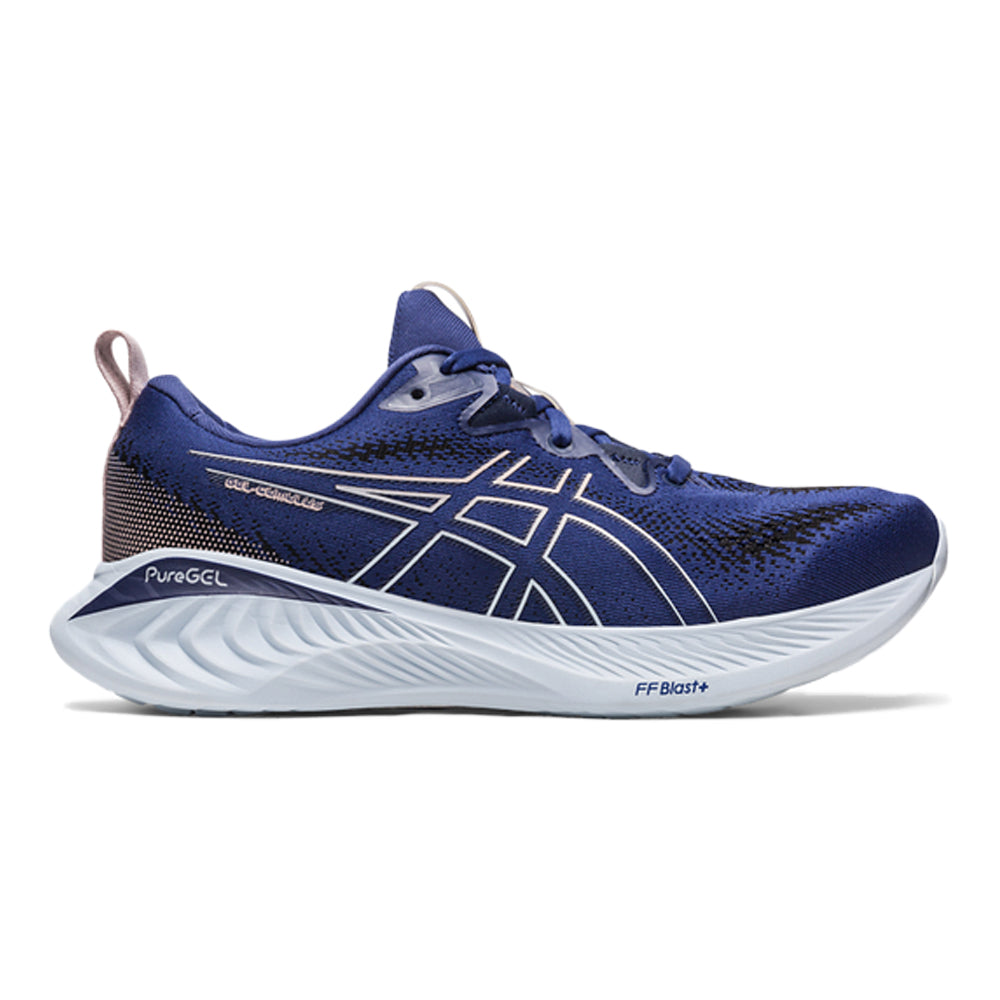 Women's Asics Gel-Cumulus 25, Indigo Blue/Sky, 8.5 B Medium