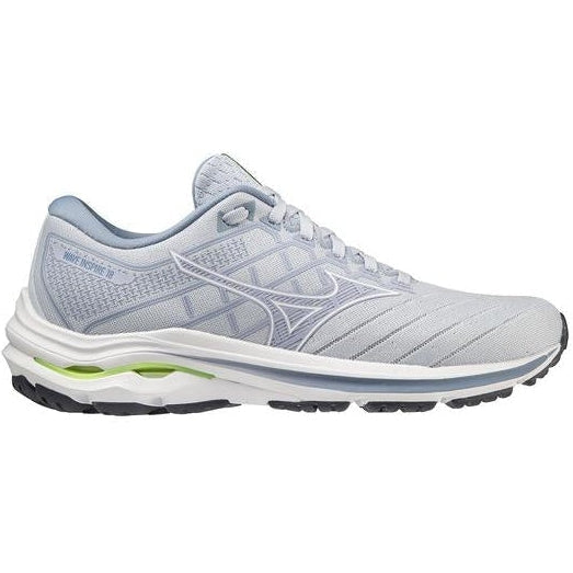 Women's Mizuno Wave Inspire 18, Heather/White, 7 B Medium