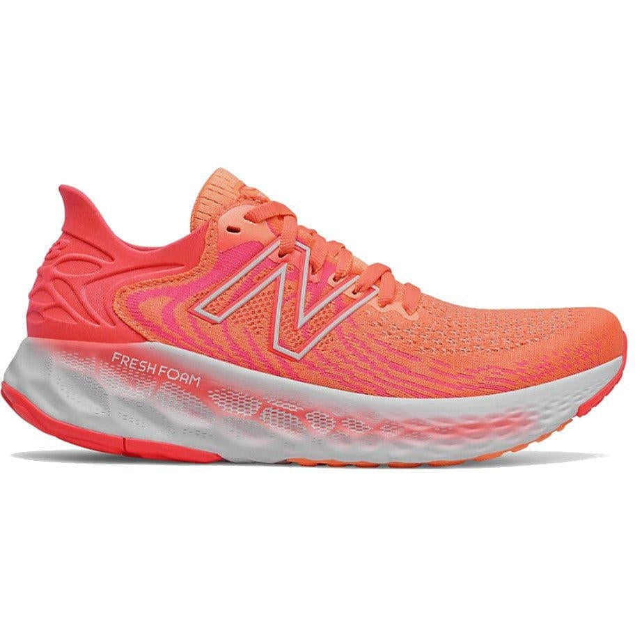 Women's New Balance Fresh Foam 1080 v11, Citrus Punch/Vivid Coral, 9 B Medium
