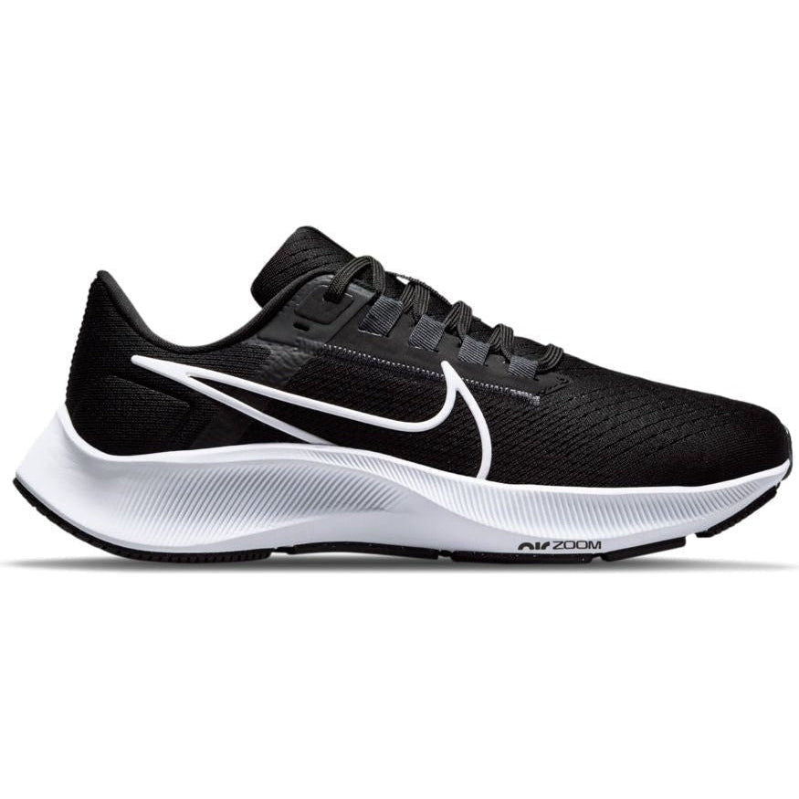 Women's Nike Pegasus 38, Black/White-Anthracite-Volt, 6.5 B Medium