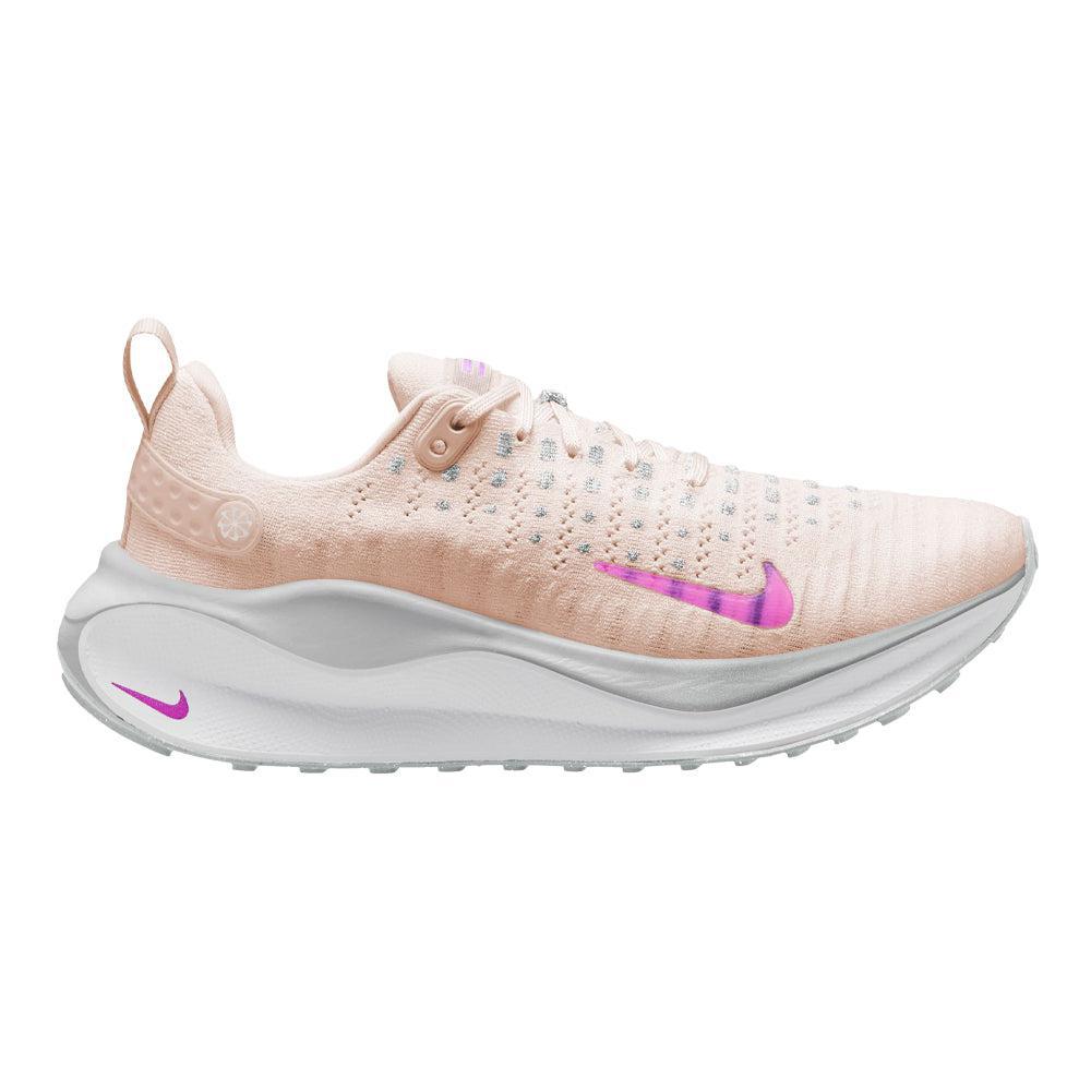 Women's Nike InfinityRN 4, Guava Ice/Vivid Purple-Photon Dust-White, 7.5 B Medium