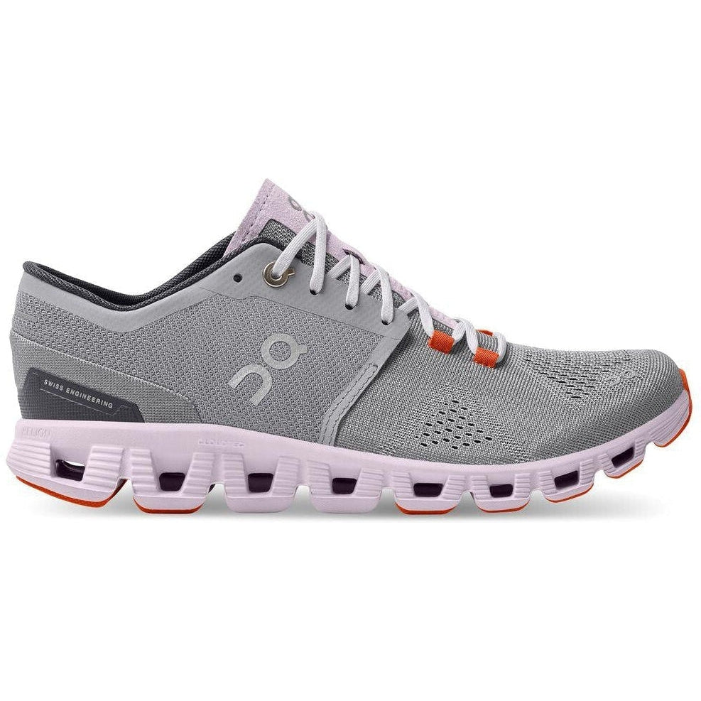 Women's On Cloud X, Alloy/Lily, 7 B Medium