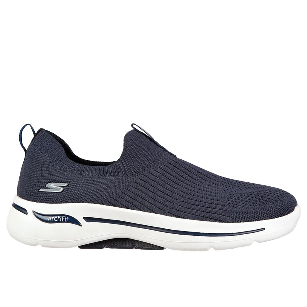 Women's Skechers Go Walk Arch Fit-Iconic, Navy, 8.5 B Medium