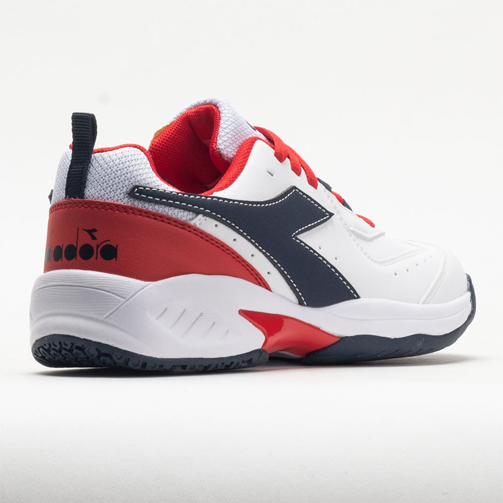 Diadora Challenge 5 SL Junior White/Blue Corsair/Fiery Red