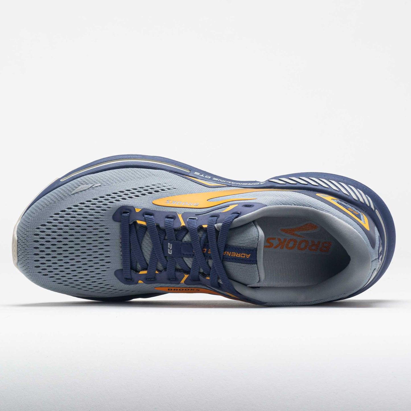 Brooks Adrenaline GTS 23 Men's Grey/Crown Blue/Orange