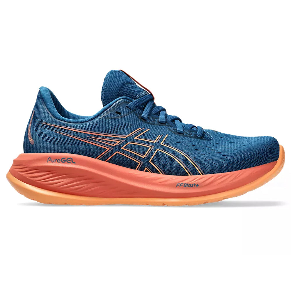 Women's Asics Gel-Cumulus 26, Rich Navy/Faded Orange, 8.5 B Medium