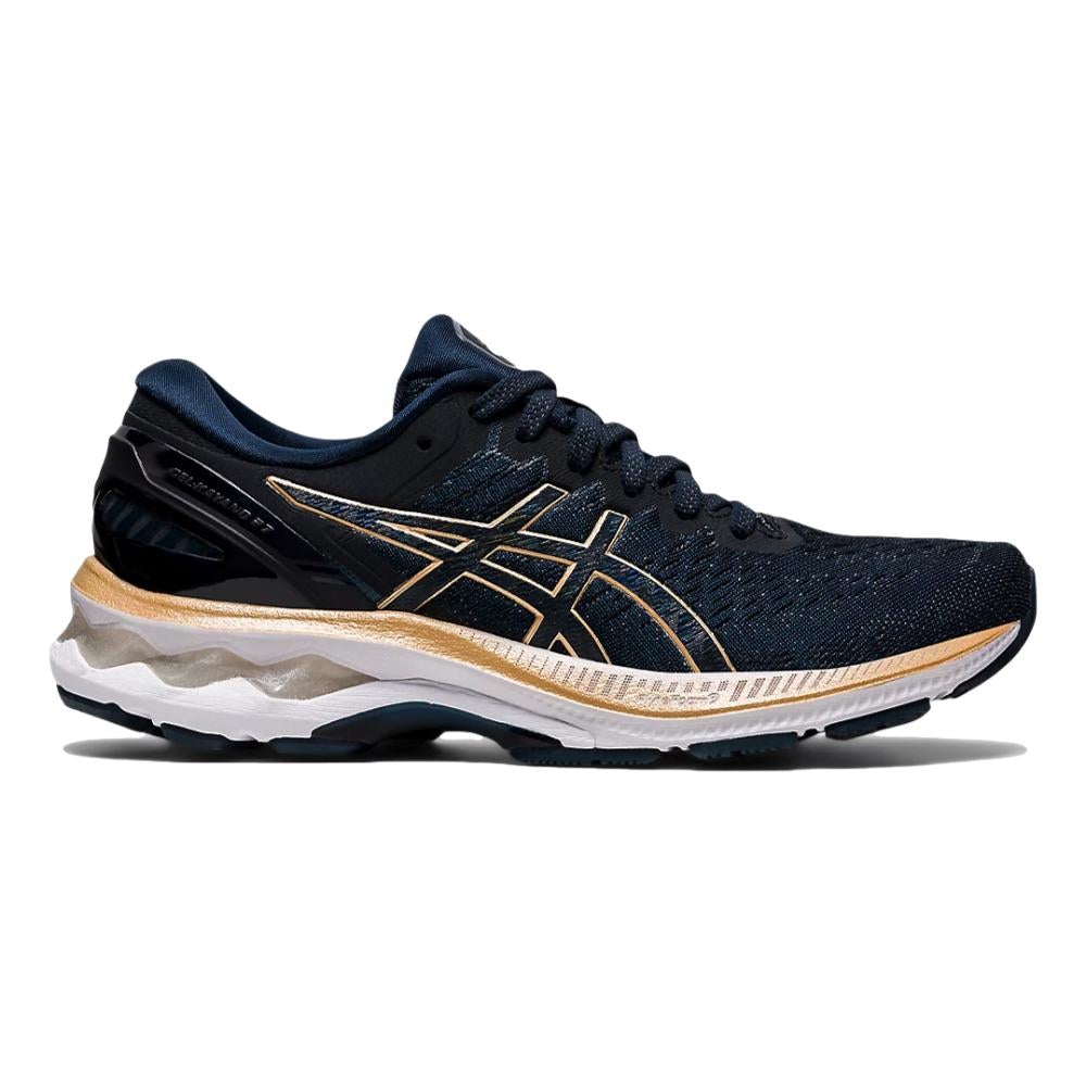 Women's Asics Gel-Kayano 27, French Blue/Champagne, 11 B Medium