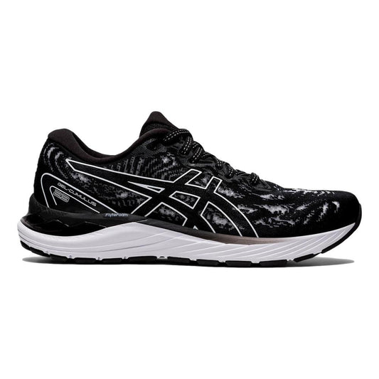 Women's Asics Gel-Cumulus 23, Black/White, 8 B Medium