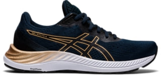 Women's Asics Gel-Excite 8, French Blue/Champagne, 10.5 B Medium
