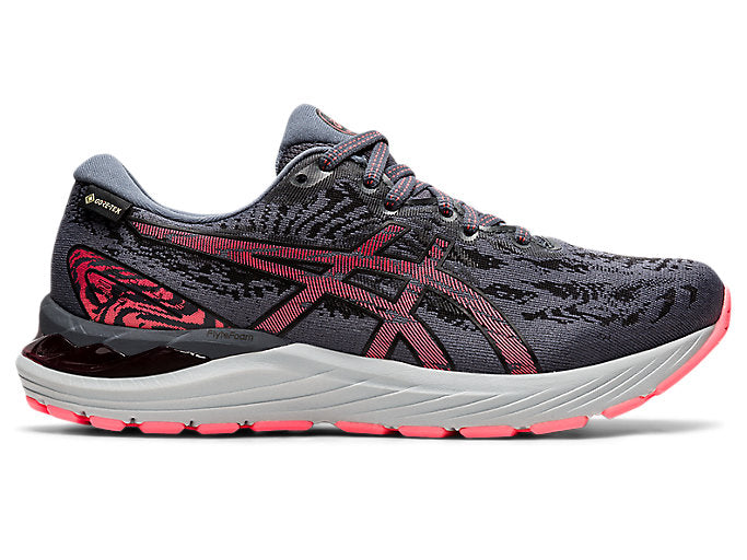 Women's Asics Gel-Cumulus 23 GTX, Carrier Grey/Black, 6.5 B Medium