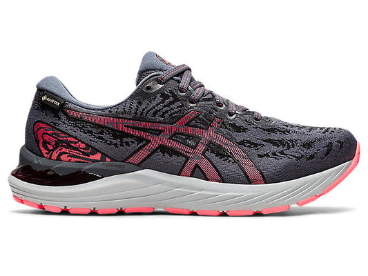 Women's Asics Gel-Cumulus 23 GTX, Carrier Grey/Black, 6.5 B Medium