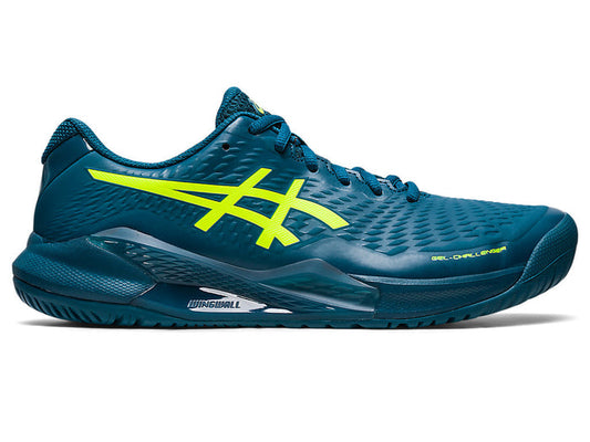 Men's Asics Gel-Challenger 14, Restful Teal/Safety Yellow, 9 D Medium