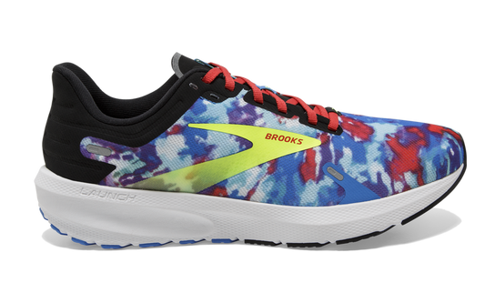 Women's Brooks Launch 9, Black/Blue/Nightlife, 10 B Medium