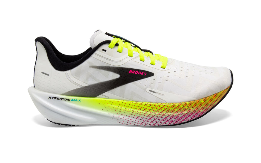 Women's Brooks Hyperion Max, White/Black/Nightlife, 7.5 B Medium