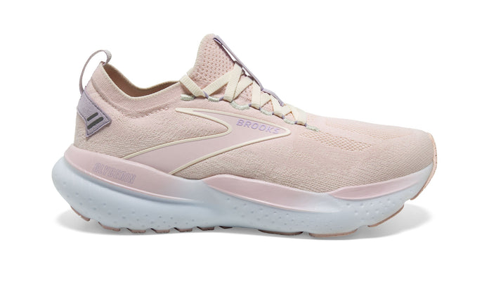 Women's Brooks Glycerin StealthFit 21, Pink/Marshmallow/Orchid, 7.5 B Medium