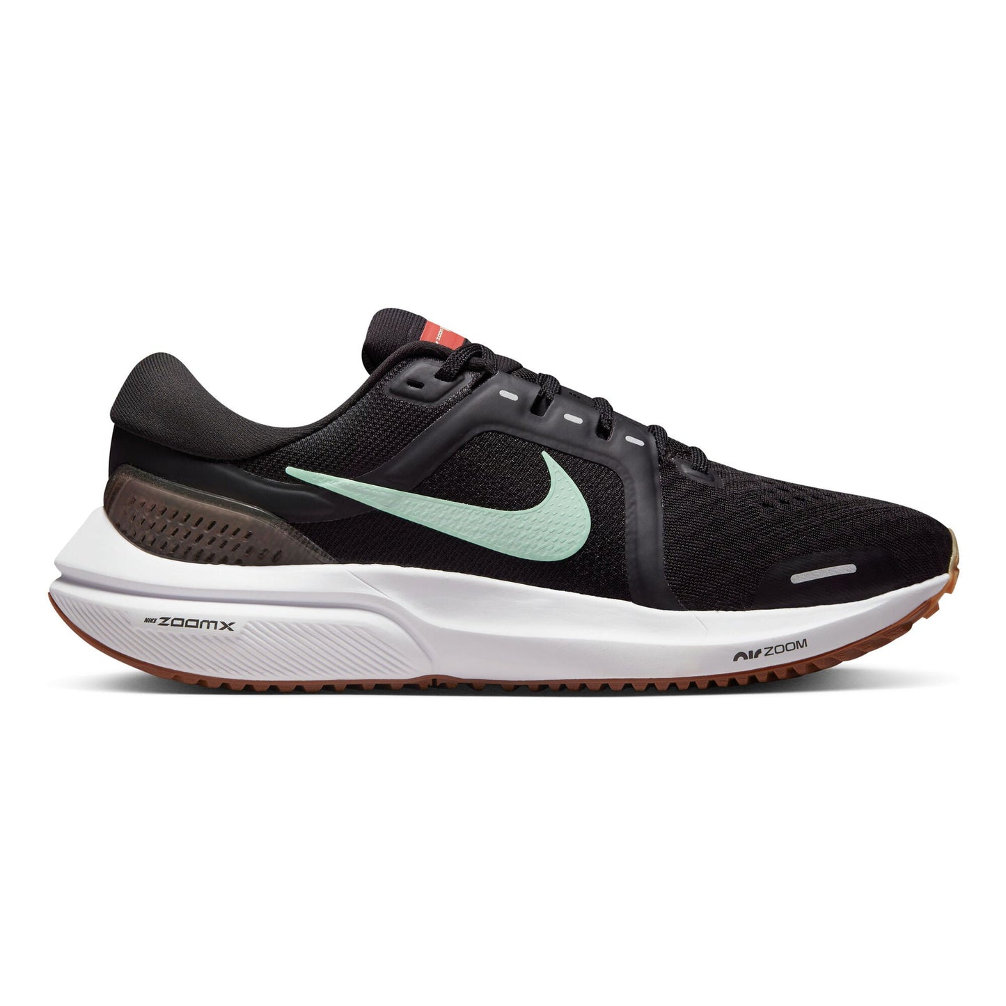 Women's Nike Air Zoom Vomero 16, Black/Mint Foam-Canyon Rust, 7.5 B Medium