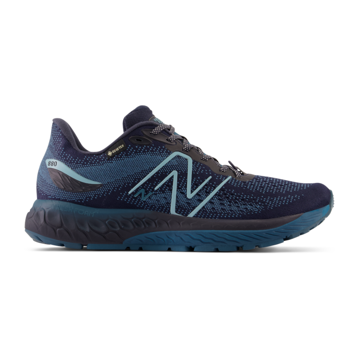 Women's New Balance Fresh Foam X 880v12 GTX, Eclipse/Dark Moonstone, 9.5 B Medium
