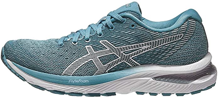 Women's Asics Gel-Cumulus 22, Smoke Blue/White, 7.5 B Medium