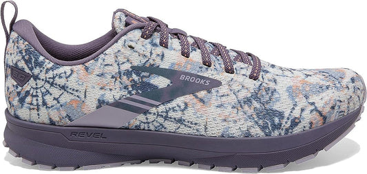 Women's Brooks Revel 5, Cadet/Thistle/White, 5.5 B Medium