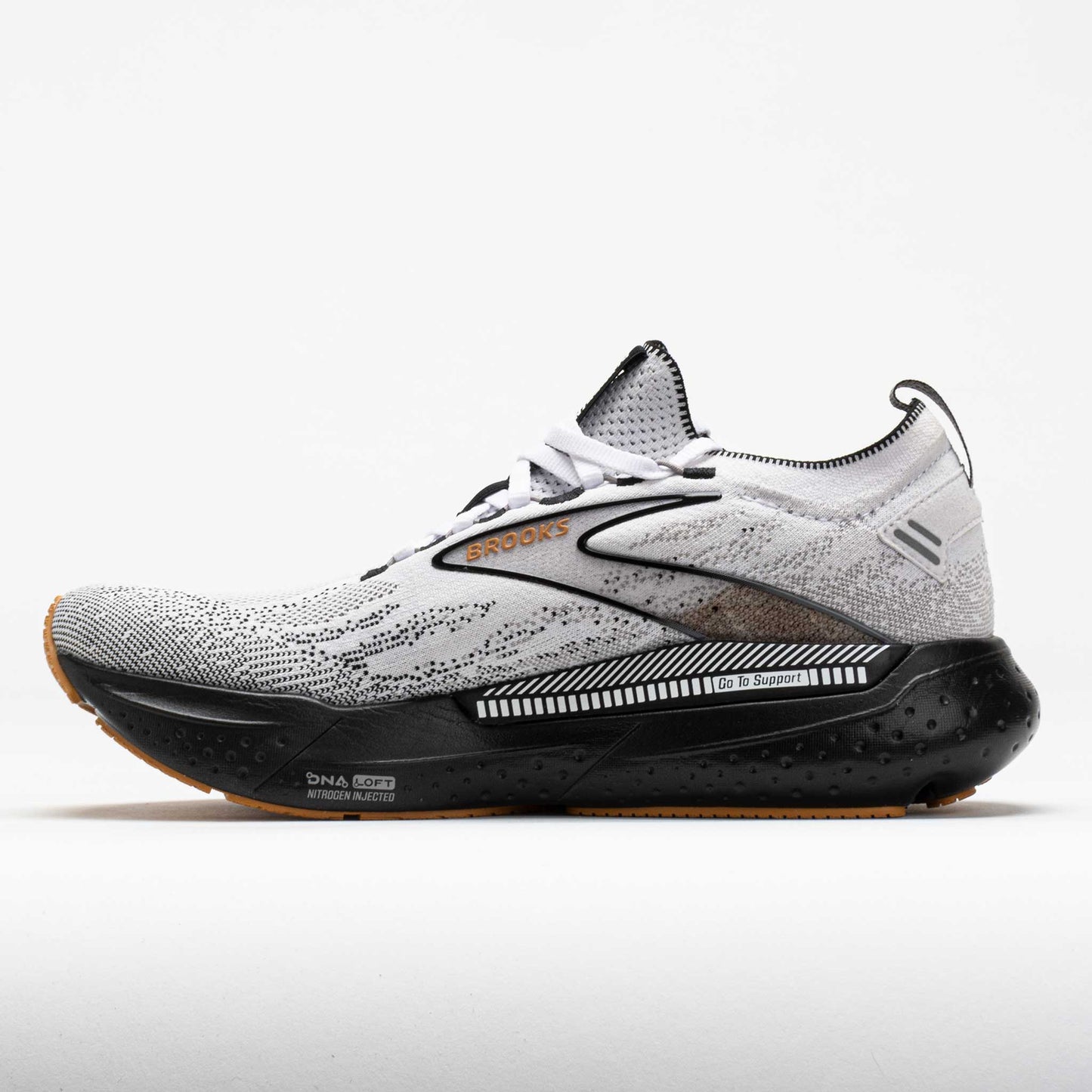 Brooks Glycerin StealthFit GTS 21 Men's  White/Grey/Black