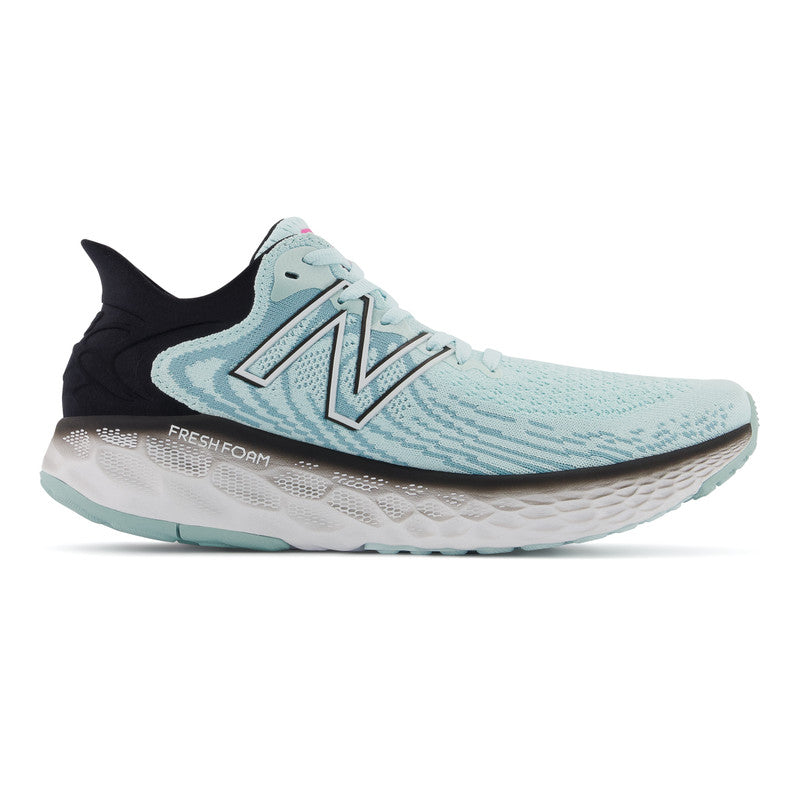 Women's New Balance Fresh Foam 1080 v11, Pale Blue Chill/Black, 10.5 B Medium