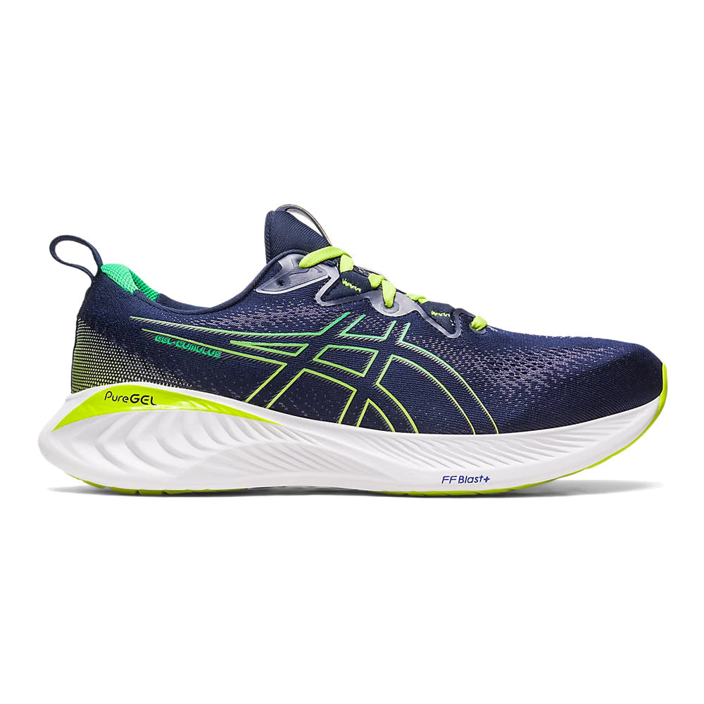 Men's Asics Gel-Cumulus 25, Midnight/Cilantro, 12.5 D Medium