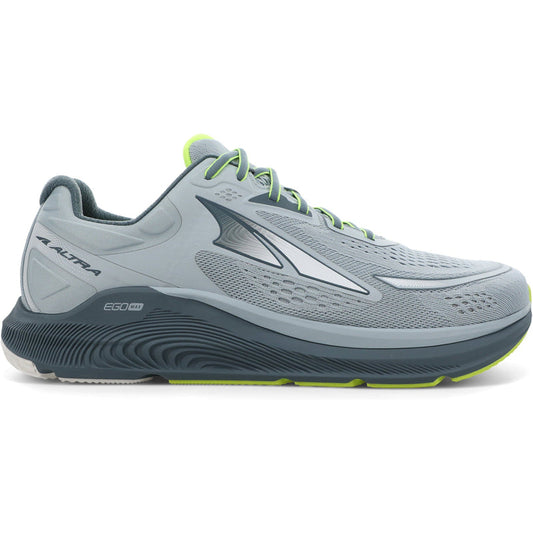 Men's Altra Paradigm 6, Gray/Lime, 11.5 D Medium