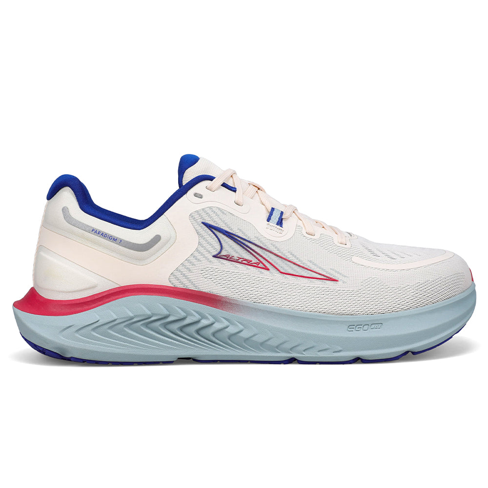 Men's Altra Paradigm 7, White/Blue, 9.5 D Medium