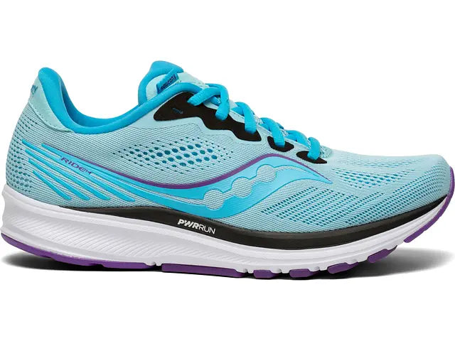 Women's Saucony Ride 14, Powder/Concord, 6.5 B Medium
