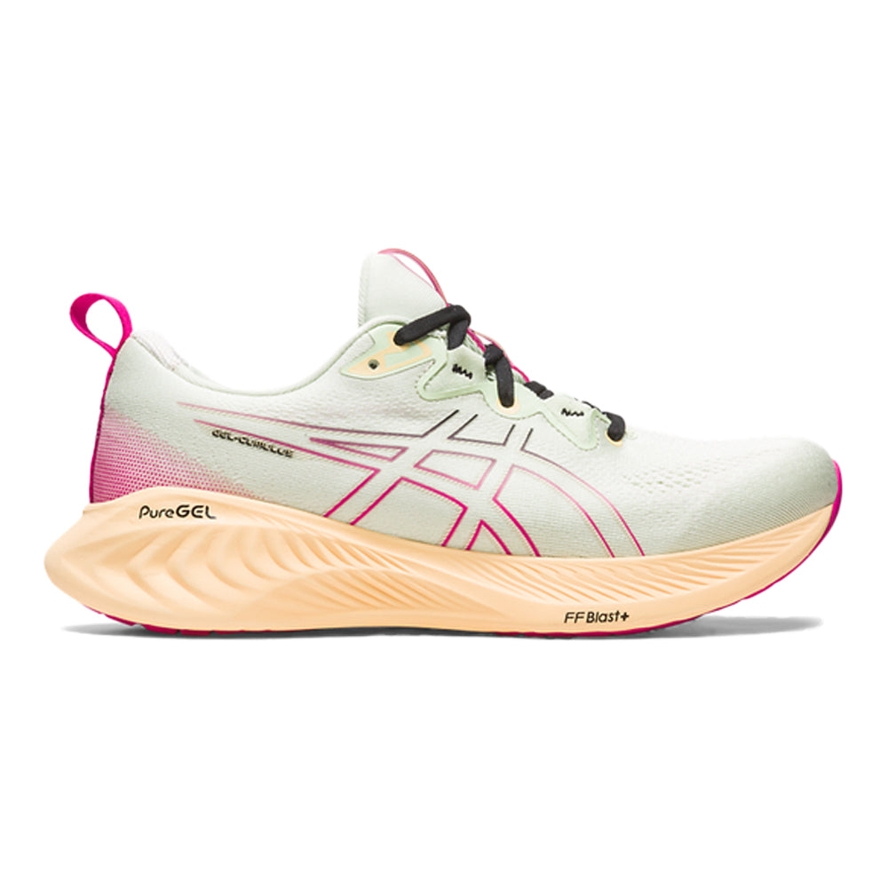 Women's Asics Gel-Cumulus 25, Whisper Green/Pink Rave, 10 B Medium