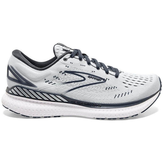 Women's Brooks Glycerin GTS 19, Grey/Ombre/White, 5.5 B Medium