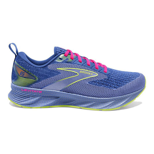 Women's Brooks Levitate 6, Purple/Pink, 6 B Medium