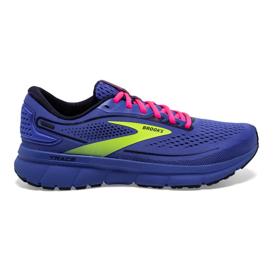 Women's Brooks Trace 2, Blue/Pink/Nightlife, 7.5 B Medium