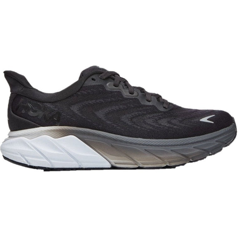 Women's Hoka One One Arahi 6, Black/White, 9.5 D Wide