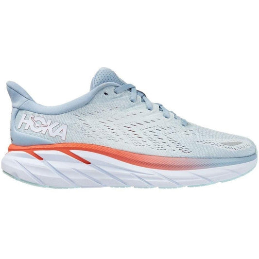 Women's Hoka One One Clifton 8, Blue Fog/Plein Air, 11 B Medium