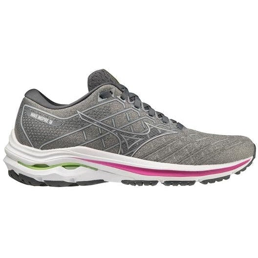 Women's Mizuno Wave Inspire 18, Ultimate Grey/Silver, 7.5 B Medium