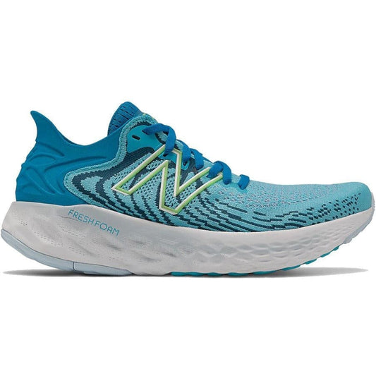 Women's New Balance Fresh Foam 1080 v11, Virtual Sky/Bleached Lime Glo, 8.5 B Medium