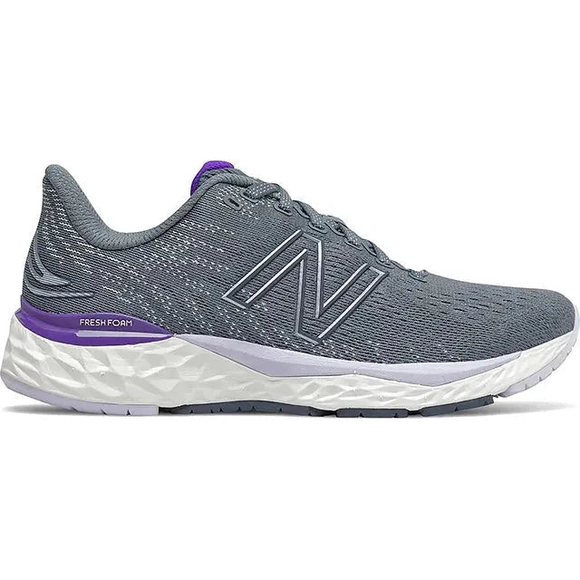 Women's New Balance Fresh Foam 880 v11, Ocean Grey/Deep Violet, 6.5 B Medium