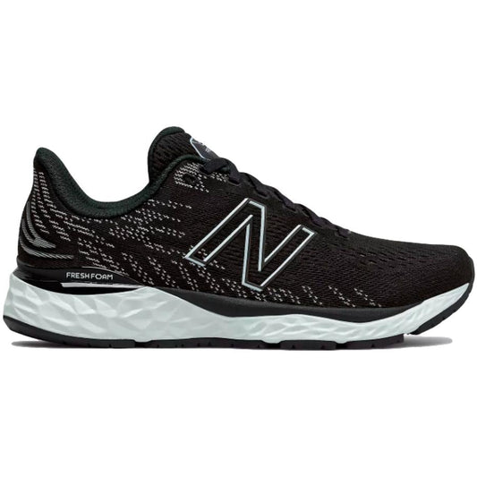 Women's New Balance Fresh Foam 880 v11, Black/Star Glo, 7 B Medium