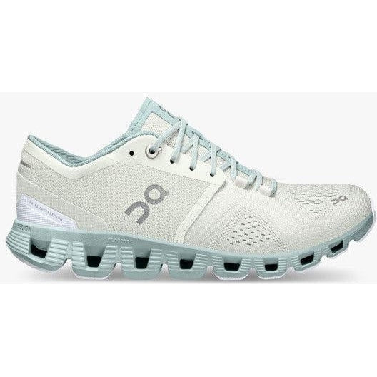 Women's On Cloud X 2, Aloe/Surf, 10 B Medium